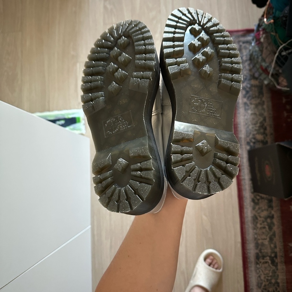 Dr. Martens Silver Leather Penton II Quad Platform Loafers - Picture 3 of 5